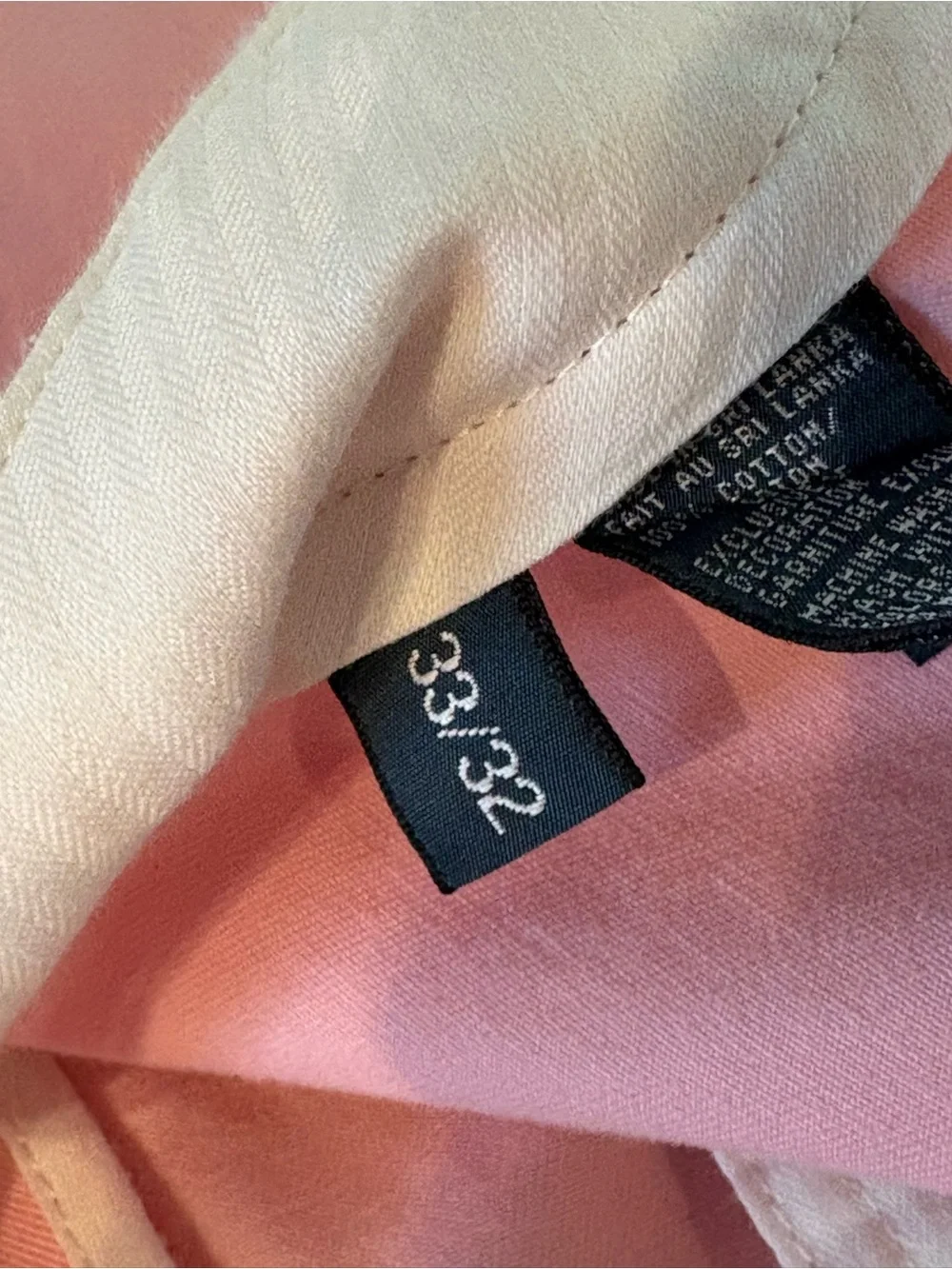 Polo Ralph Lauren Pink Preston Pants Men’s 33x32 Cotton Chino Prep